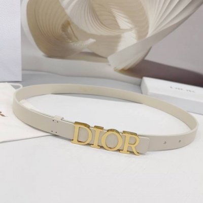 2.0Cm Dior Double-Sided Top-Grain Calf Leather, Custom-Made With Original Leathe