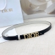 2.0Cm Dior belt, double-sided top layer cowhide, length: 75.80.85.90.95. .Europe