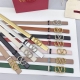 P2303.0Cm Valentino belt, double-sided top layer cowhide, length: .75.80.85.9095