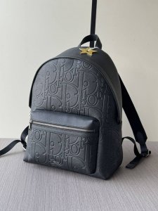 A top-tier, top-tier Dior all-leather backpack. This Rider 2.0 zippered backpac