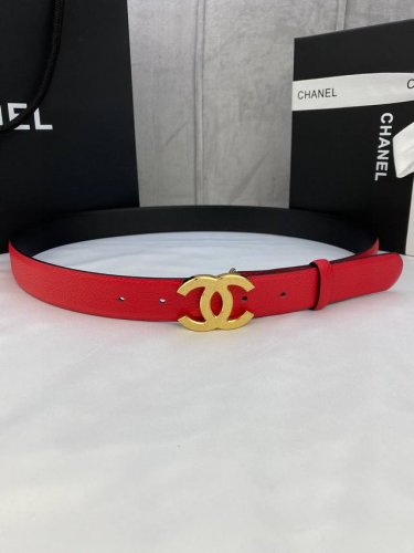 Width 3.0 Cm Chanel Lychee-Textured Calf Leather With Full, Tight, And Clear Gra