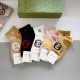 A box of 5 pairs of Gucci socks, a super popular item on Instagram, made of pur