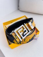 Fend 25 summer men's classic embroidered letters ice oxygen cotton casual shorts