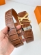 Product Name: Louis Vuitton Belt - Original Single Belt Model: Hook, Classic Pur