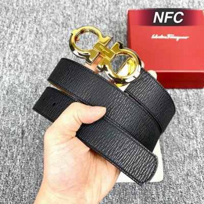 NFC scan code Ferragamo counter synchronization original single belt, customized