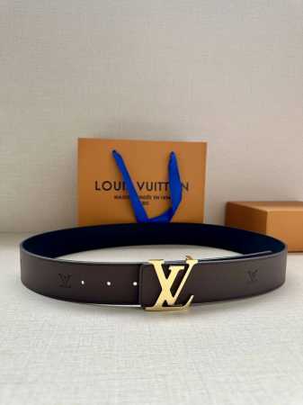 4.0 Width This Lv Initiales Blason 40Mm Double-Sided Belt Embodies Creative Dire - Click Image to Close