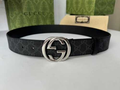 A classic Gucci belt, featuring a simple design and an exquisitely polished int