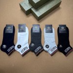Special Gucci Gucci men's new socks, one box of five pairs of G counter synchron