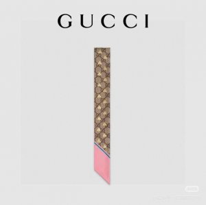 Zg Synchronized Gold-Plated Bee Gucci Double-Layer Silk Ribbon Cutting-Edge Coun