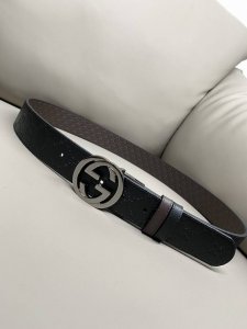 Reversible Classic Hot-Pressed 3.7 Reversible Belt: One side is Gucci Signature