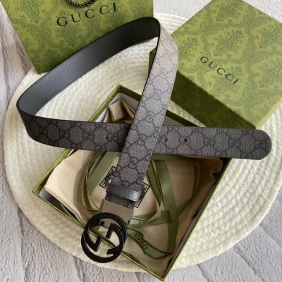 New Gucci Model, Double-Sided Imported Original Cowhide, With Exquisite Hardware
