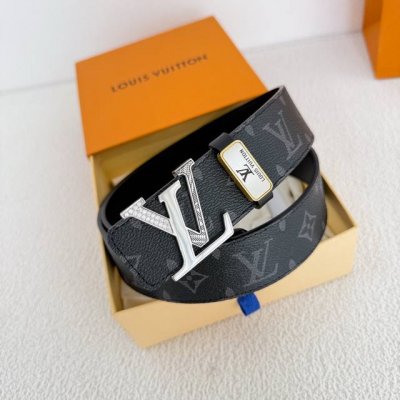 Product Name: Lv..Louis..Vuitton Belt Original Model: Buckle, Classic Pure Steel