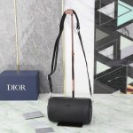 Dior Roller Dior Oblique Men's Shoulder Crossbody Bag, Round Bag Comes with Auth