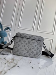 Exclusive photos of premium genuine leather M46603 gray, 163C01 chip, M46604 bl