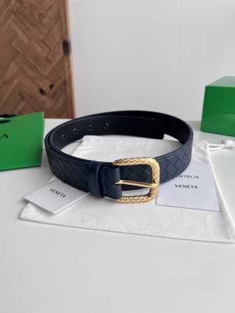 Bv 2025 Newest Men's Braided Belt, Handmade Intreccio Small Check Braided Double - Click Image to Close