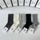 Special Packaging Chanel New Cashmere Mid-Length Slouch Socks! Five pairs per bo
