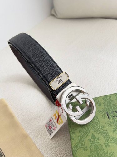 Product Name: Gucci.Gu...Cci Automatic Belt, Leather Belt Model: Automatic Buckl