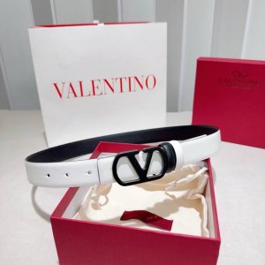 Valentino . Crafted from double-sided Nappa leather with a pure copper buckle,