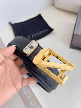 Product Name: Zegna. Ermenegildo Zelma. Belt, Automatic Belt, Leather Belt. Mode - Click Image to Close