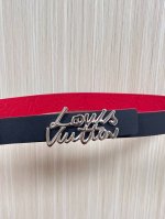 New seasonal style, 3.0mm wide, one side red imported cowhide embossed, the oth