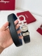 Product Name: Ferragamo Belt, Original Single Belt Model: Hook, Classic Buckle M