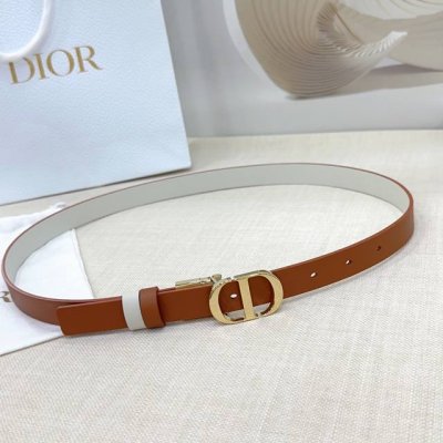 Dior belt, double-sided top layer cowhide, length: 75.80.85.90.95.100. Euro, co