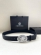 Width: 4.0cm This Versace belt features oval hardware and the iconic Versace Med
