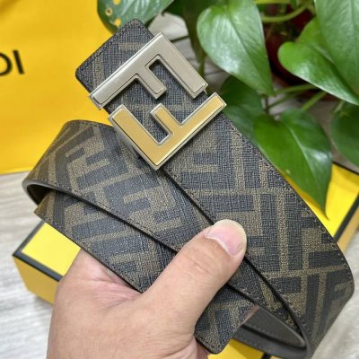 Picture packagingFendi Fendi counter same style width 4.0Cm double ring reversi