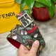 Fendi Fendi Store-Quality Belt, 4.0 Cm Wide, Double Ring On Both Sides, Ff Snap