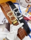 Belt: Louis Vuitton's top-grade original replica. Belt: 100% top-grain cowhide,