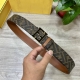 Special Fendi Fendi Counter Same Style Width 4.0Cm Double Ring Reversible Belt F