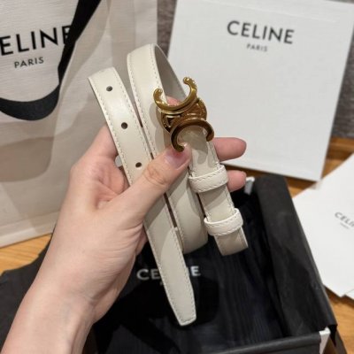 -J Arc de Triomphe women's belt DDD. Made of smooth cowhide leather with gold ha