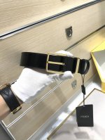 F's new version 35mm wide F logo belt, NFC-compatible pin buckle steel ring buck