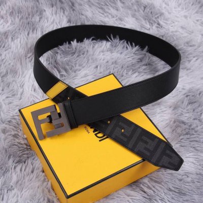 Fendl Width 40mm Double-sided original calfskin with single ruthenium-palladium