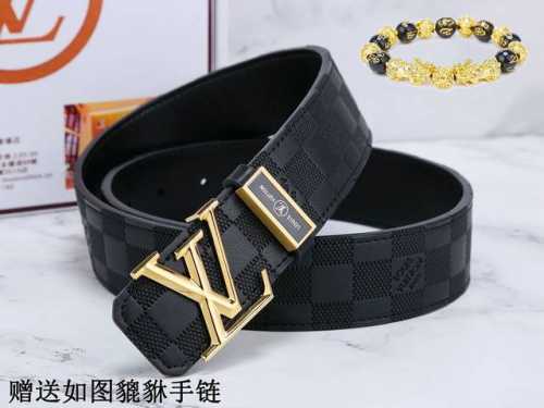 Belt Lv..Louis..Vuitton Original Belt 100% First Layer Cowhide Guaranteed Genuin