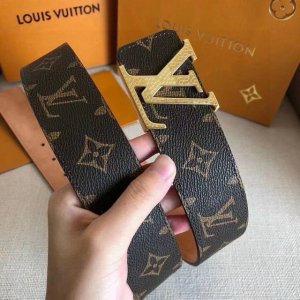 Louis Vuitton LV Initiales Original imported canvas monogram belt, 40mm wide, l