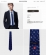 Lv Men's Tie Collection L monogram jacquard tie, a rare choice that showcases ex