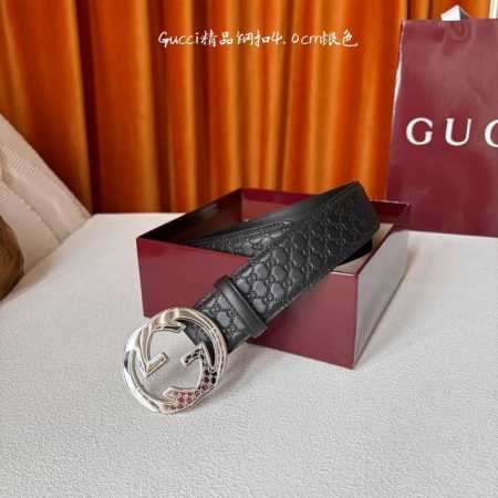 Gucci classic style, original black embossed finish with original flat bottom, e - Click Image to Close