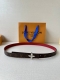 2.0Wide This Lv Iconic Double-Sided Belt Features A Slim Silhouette For The New