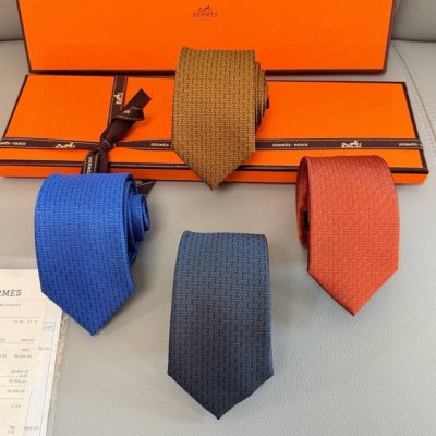 Official new men's tie, four-color H logo pattern tie, rare H family has a thous