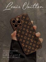 Lv classic electroplating old flower mobile phone case two-in-one all-inclusive