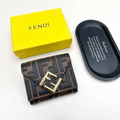 Fendi 8352 Color: Black, Brown, Elephant Gray, Brown Size: 11*9*3 Fendi's lates