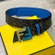 Fendi Fendi Authentic Store Version, 4.0 Cm Wide, Double-Ring Reversible Waistba