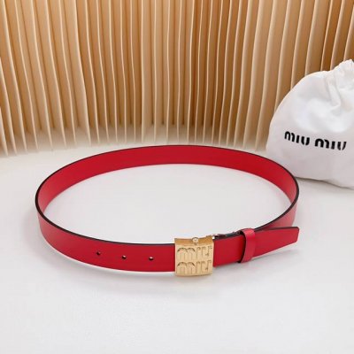 3.0Cm New model from Miu Miu official website, double-sided top layer cowhide le