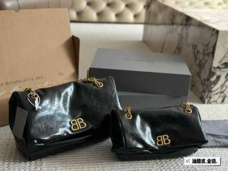 waxed leather 180 with box size: 35 24cm large 27 18cm small Balenciaga Monaco - Click Image to Close