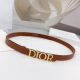 2.0Cm Dior Double-Sided Top-Grain Calfskin Original Leather Custom-Made Soft Tex
