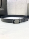 Width 4.0Cm Versaec This Fashionable Belt Is Made Of Soft Calf Leather And Decor