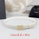 Special 3.0Cm Chanel Belt, Double-Sided Top-Grain Cowhide Leather, Length: 75Cm,