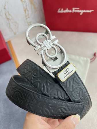 Product name: Ferrgamo.. Ferragamo belt automatic belt Model: pure steel materi - Click Image to Close