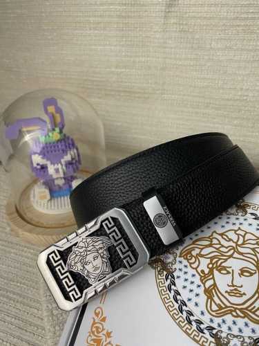 Product Name: Versace. Material: Original Leather Belt. 100% Genuine Top-Grain L